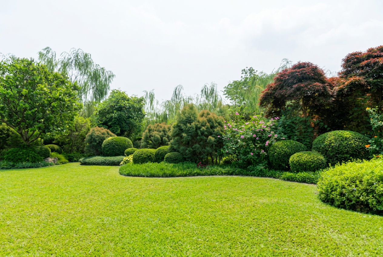 Well-manicured Kansas City lawn